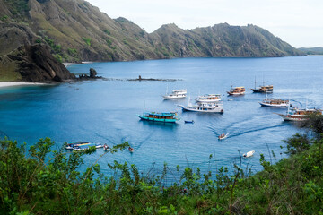 Padar Island is one of the islands in the Komodo National Park. Padar Island has a very amazing landscape, especially if we look at the view from the top of the island.