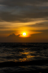 atardecer playa