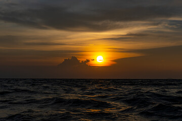 atardecer playa