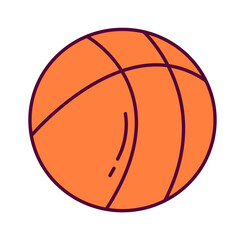 Basketball ball sport icon. Healthy Lifestyle. Vector illustration