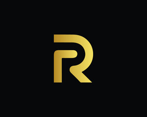 RR Logo Design , Initial Based RR Monogram 
