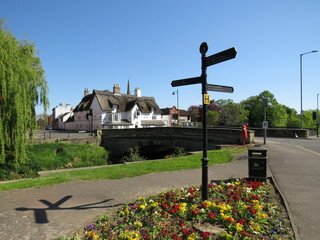 Direction Town Centre Historic Setting Spalding Lincolnshire River Welland