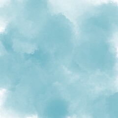 Abstract watercolor textured blue background imitation of the surface.