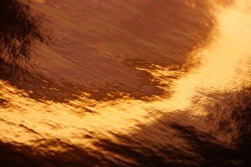 Rich copper or golden shiny background