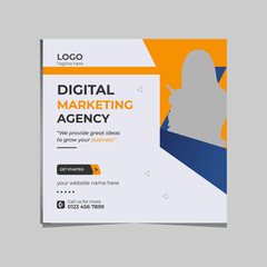 Set of social media post template and marketing webinar other seminars, online courses and classes, suitable modern banner and real estate square banner design template etc.