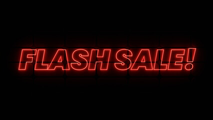 Red Neon Flash Sale