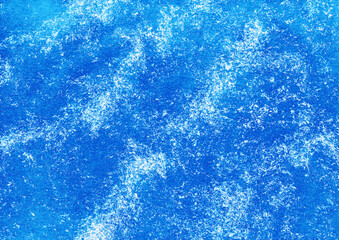 Fototapeta na wymiar 夏色ブルーの創作和紙、飛翔・上昇のイメージ