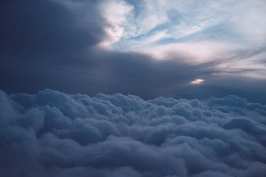Over Clouds Background