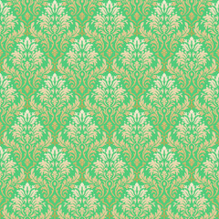 seamless floral pattern damask wallpaper