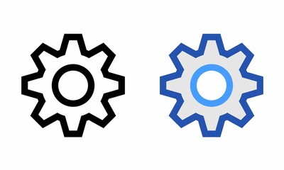 Illustration Vector Graphic of tools setting,configuration preferences, options settings, gear cog icon