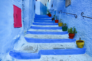 Street in Chefchaouen, Morocco