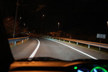 夜のドライブ