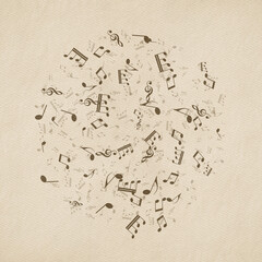 Old musical background.