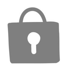 場所　シンプルアイコン　ラフな手描き風
