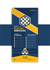 Rack card or DL flyer for Roofing service