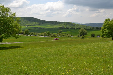 landscape with a house