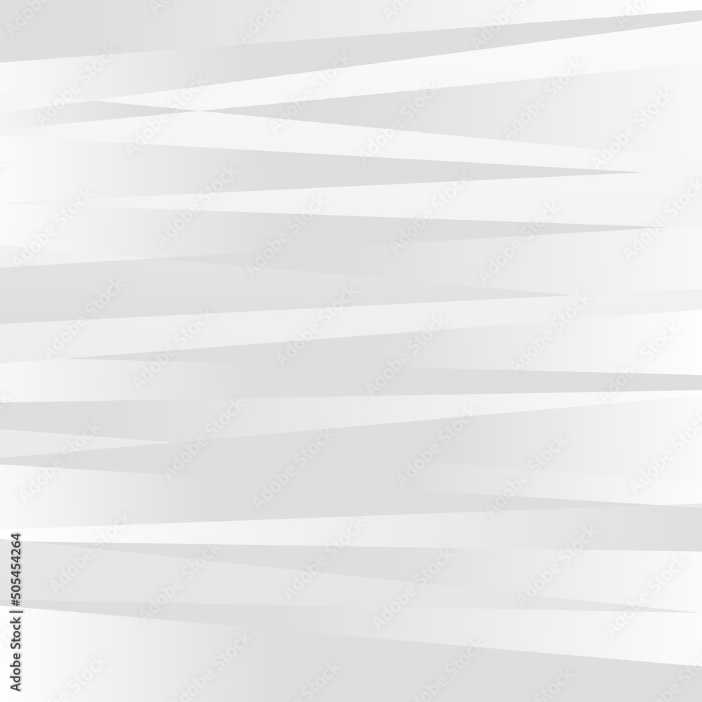 Poster Abstract white and gray gradient background. Modern minimalist design. Vector illustration with simple shapes like circle, square, rectangle. Monochrome light 3d futuristic design