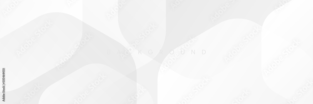 Poster realistic 3d geometric frame on white background. minimal gray frames background with copy space. si