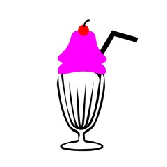 Milk shake icon