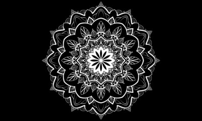 Stylish Mandala Pattern Design Illustration