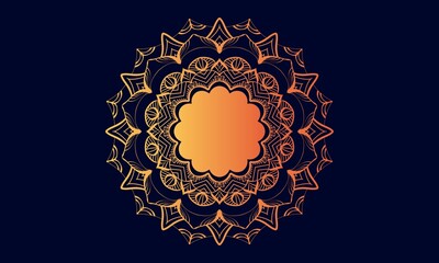 Stylish Mandala Pattern Design Illustration