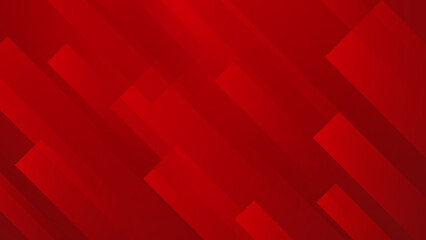 Abstract dark red metallic carbon neutral overlap light hexagon mesh design modern luxury futuristic technology background. Game tech wide banner vector illustration.