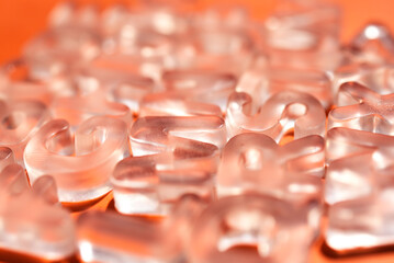 Lettrage en savon - alphabet