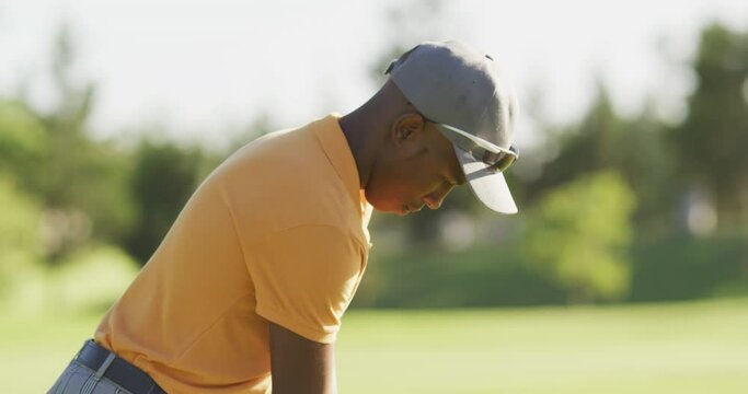 Video Of African American Man Playing Golf On Golf Field