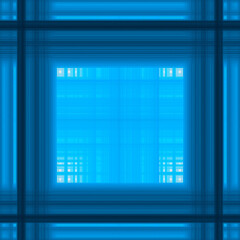 Abstract square blue background with place for text, copyspace.