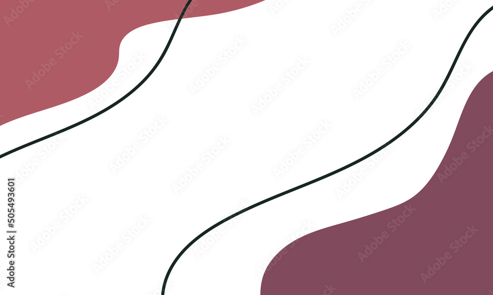Poster simple minimalistic vector background in terracotta color