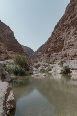 Fototapeta na wymiar Wadi Shab in Oman.
