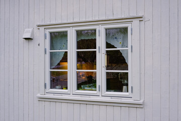 the farmhouse window