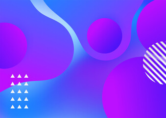 Minimal color abstract gradient banner template background