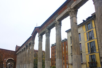 Columns of San Lorenzo (Colonne di San Lorenzo) is a group of ancient Roman ruins, located in front...