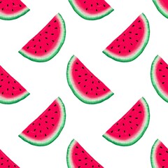Summer fruit seamless watermelon pattern for fabrics and packaging and gifts and linens and kids and wrapping paper