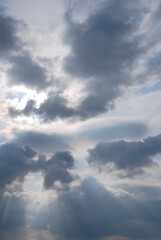 Fototapeta na wymiar Skyscape High Above the Clouds