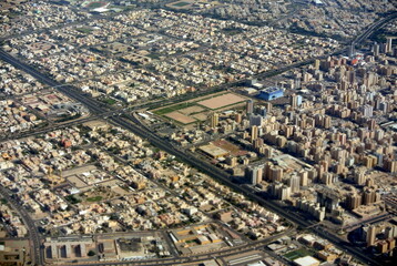 Naklejka premium View Kuwait From the Skies