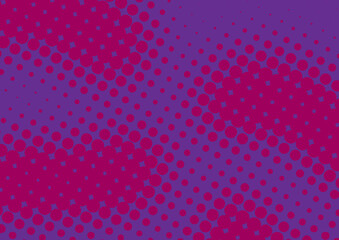 Pop art magenta and purple superhero background