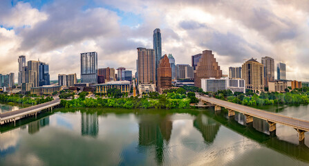 Fototapeta na wymiar Austin , Texas skyline