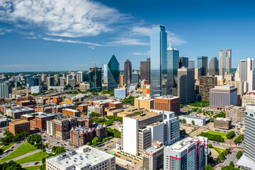 Dallas , TX skyline