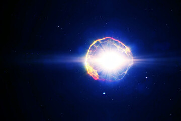 Supernova in space. Elements of this image furnished by NASA