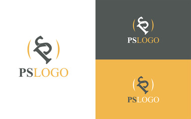 PS logo all type in parentheses.