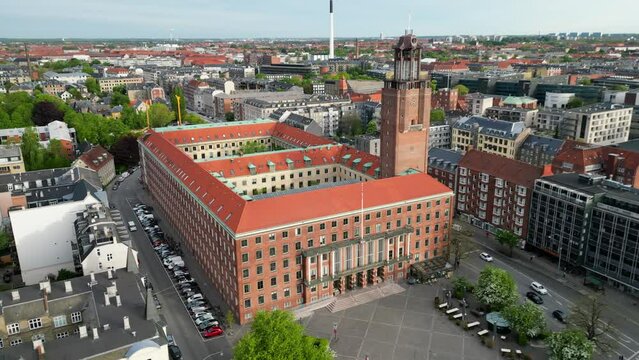 Aerial view of Frederiksberg town hall