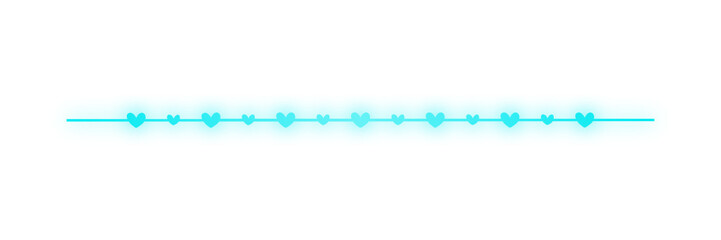 neon light line border
