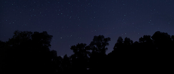 Night sky over North Carolina