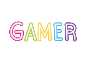 neon gamer sign