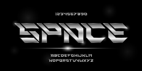 Fototapeta na wymiar Sport modern futuristic alphabet font. typography urban style fonts for technology, digital, movie logo design 
