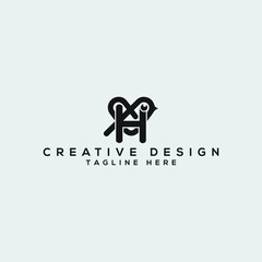 Creative and modern H Letter bird logo design