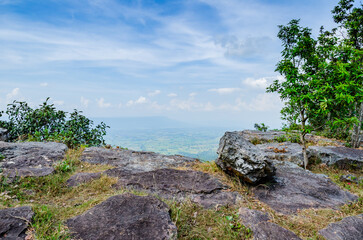 Fototapeta na wymiar Pha Hua Nak View Point at Chaiyaphum Province
