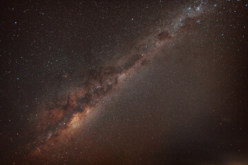 Nightscape of the Milky Way in Australia. 